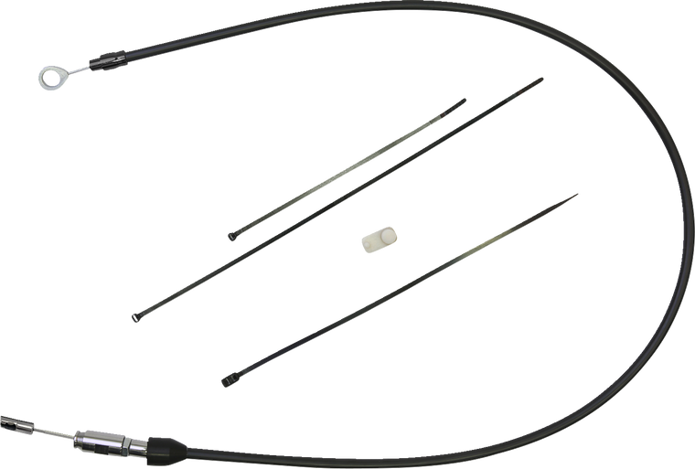 Drag Specialties - Clutch Cable - Upper - 45" - Black/Black - Upper Clutch Cable - 6323411HE
