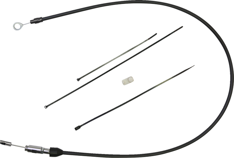 Drag Specialties - Clutch Cable - Upper - 56" - Black/Black - Upper Clutch Cable - 6323422HE