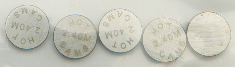 Hot Cams - Valve Shims 9.48x2.40mm 5/pk - 5PK948240