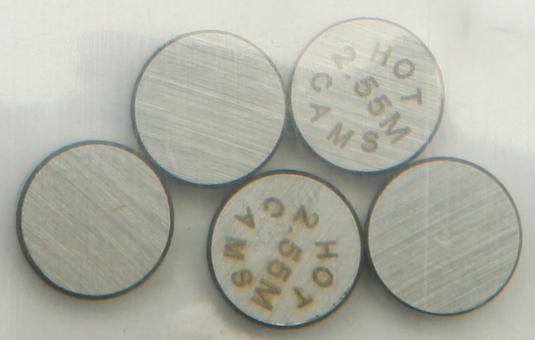 Hot Cams - Valve Shims 7.48x2.55mm 5/pk - 5PK748255