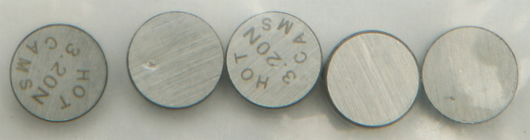 Hot Cams - Valve Shims 7.48x3.20mm 5/pk - 5PK748320