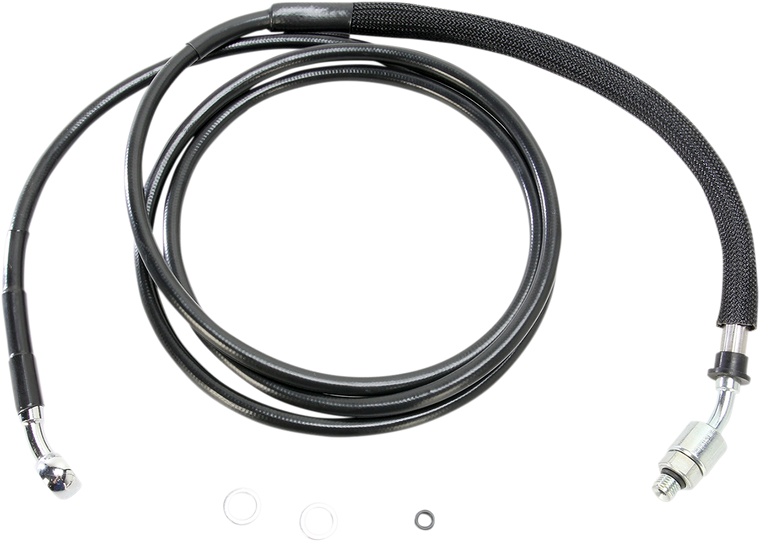 Drag Specialties - Clutch Line - Stainless Steel Hydraulic Clutch Line - 514012-BLK