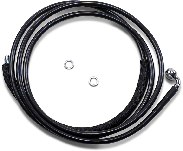 Drag Specialties - Clutch Line - Stainless Steel Hydraulic Clutch Line - 51701-12BLK