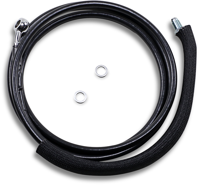 Drag Specialties - Clutch Line - Stainless Steel Hydraulic Clutch Line - 51702-4BLK