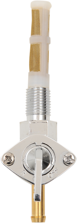 Drag Specialties - Downward Petcock - Chrome - 1/4" NPT - 1/4" NPT Petcock - T03-0075