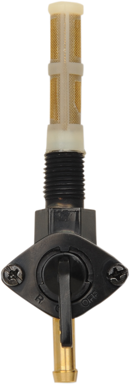 Drag Specialties - Downward Petcock - Black - 1/4" NPT - 1/4" NPT Petcock - T03-0075B