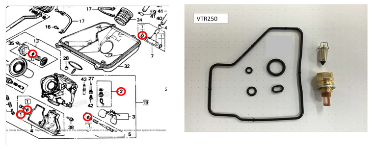 K&l - Carb Repair Kit (ea) - 18-5214