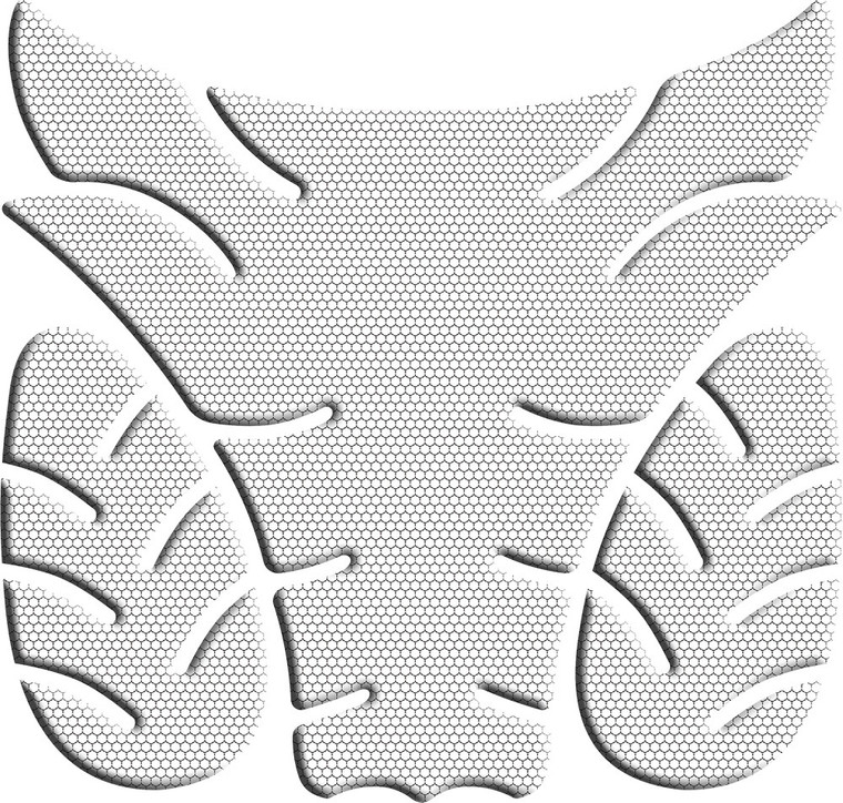 Keiti - Tank Pad Honeycomb Clear - KT6000C Keiti - Tank Pad Honeycomb Clear - KT6000C