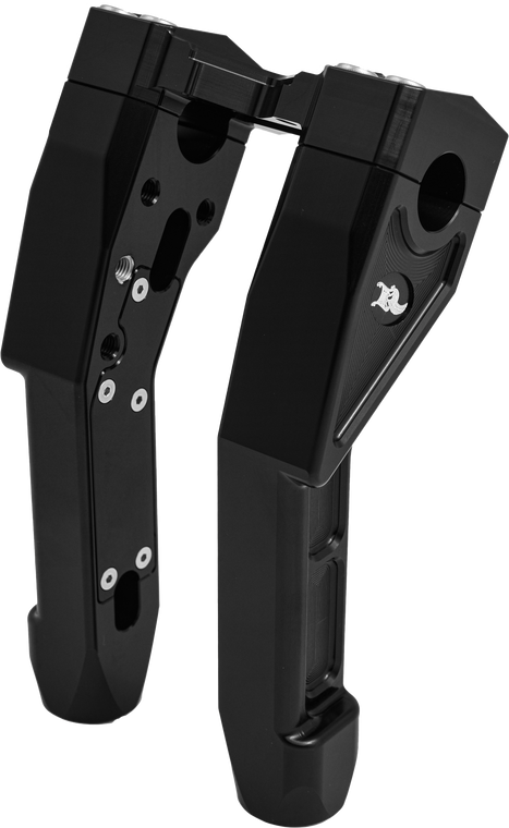 Kens Factory Llc - Nx Lvl 1-1/8" X-riser 8" Tall Pull Back Black - KFR-01-1.125