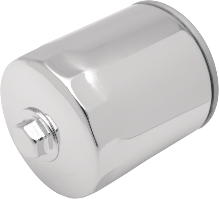 Drag Specialties - Oil Filter with Nut - Chrome - Spin-On Oil Filter - 14-0020CK-BX18