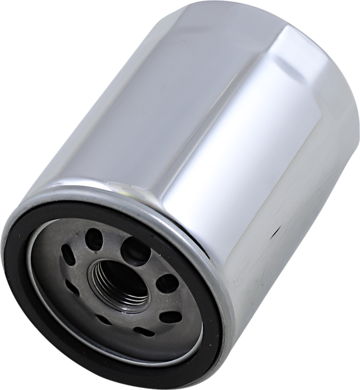 Drag Specialties - Oil Filter - Chrome - M8 - Spin-On Oil Filter - 14-0020CNU