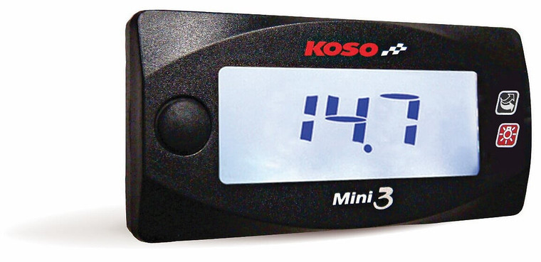 Koso - Honda Grom Mini 3 Air/fuel Ratio Gauge - BA003214 Koso - Honda Grom Mini 3 Air/fuel Ratio Gauge - BA003214