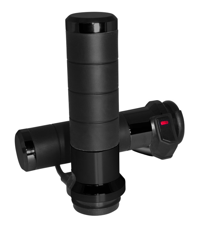 Koso - Titan-x Heated Grips Black Cable Throttle - AX068K10