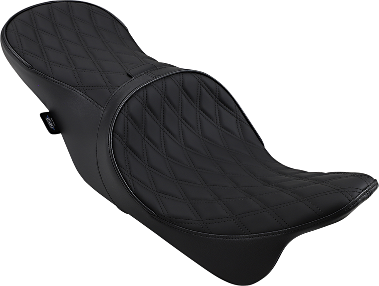 Drag Specialties - Low Forward Touring Seat - Diamond - FL '08-'22 - Forward Positioned 2-Up Low Profile Touring Leather Seat - 0801-1011 Drag Specialties - Low Forward Touring Seat - Diamond - FL '08-'22 - Forward Positioned 2-Up Low Profile Touring Leather Seat - 0801-1011
