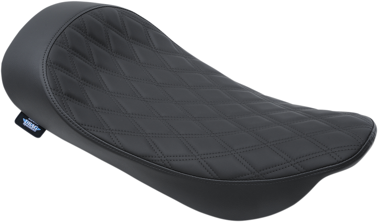 Drag Specialties - Low Solo Seat - Double Diamond - EZ-ON Mount Low-Profile Solo Seat - 0801-1155