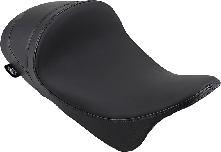 Drag Specialties - Forward Low Solo Seat - Solar Leather - FL '08-'22 - EZ-ON Mount Forward Low Solo Seat - 0801-1251