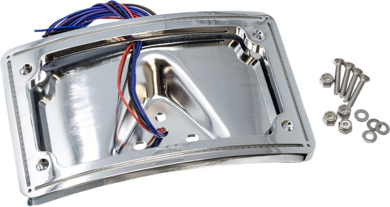 Letric Lighting Co - Perfect Plate Light Curve Chr Xl `14-up - LLC-CPPL-C5