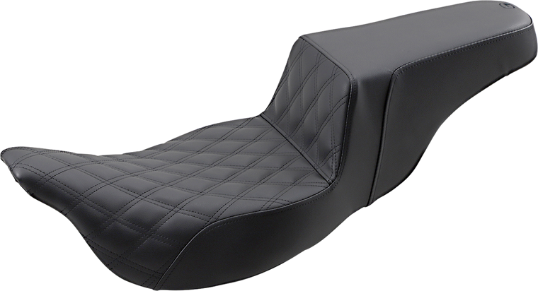Saddlemen - Step-Up Seat - Extended Reach - Front Lattice Stitch - FL '08-'23 - Extended Reach Step-Up Seats - 808-07B-172E