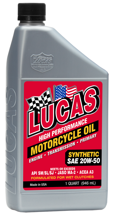 Lucas - Synthetic High Performance Oil 20w-50 1qt - 10702