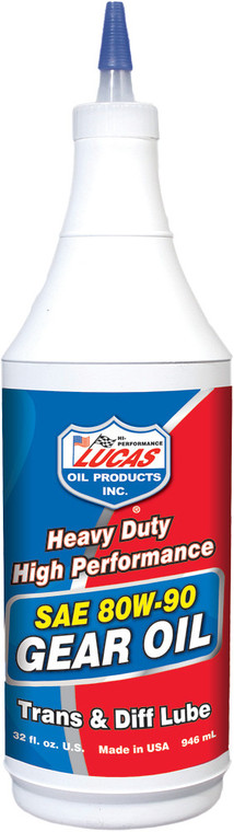 Lucas - Heavy Duty Gear Oil 80w-90 Qt - 10043