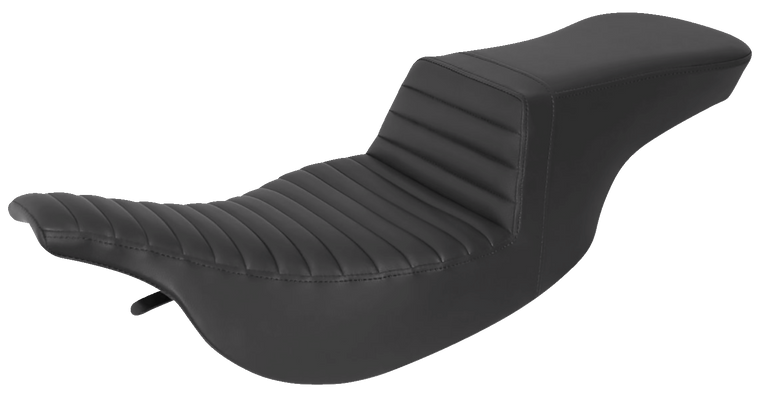 Saddlemen - Step-Up Seat - Front Tuck-n-Roll - Black - FLH - Step-Up Seat  Front Tuck-n-Roll - 897-07-191