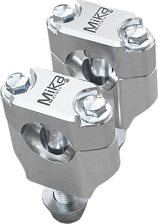 Mika Metals - Bar Clamps Rubber Mounted 1-1/8" Sil - SILVER MK-SI-118 Mika Metals - Bar Clamps Rubber Mounted 1-1/8" Sil - SILVER MK-SI-118