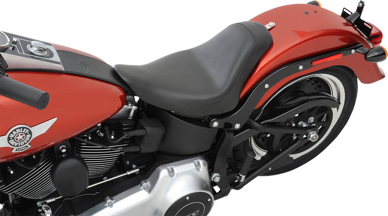 Saddlemen - S3 Super Slammed Seat - Solo - Black - '07-'17 FB - S3 Super Slammed Solo Seat - 806-12-002D