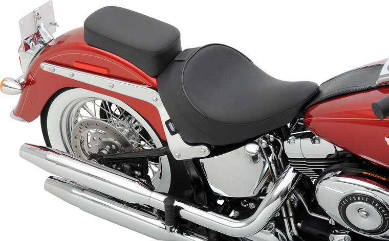 Drag Specialties - Solo Seat - Smooth - Backrest - FLST '07-'17 - Backrest Compatible Solo Seat  Smooth - 0802-0806
