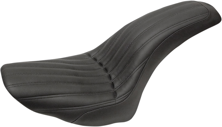 Saddlemen - Knuckle 2-Up Seat - Ribbed - Black - Knuckle 2-Up Seat - 806-23-047K