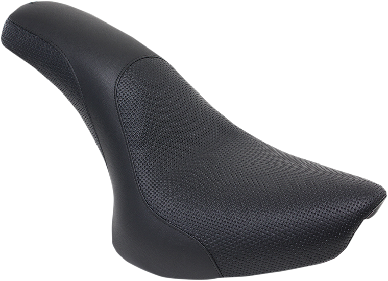 Saddlemen - Profiler Basket-weave Seat - Black - Softail '00-'05 - Profiler Basket-weave Seat - 800-01-147