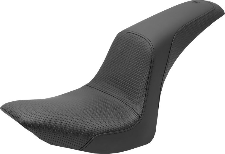 Saddlemen - Profiler Basket-weave Seat - Black - Softail '06-'17 - Profiler Basket-weave Seat - 806-23-147