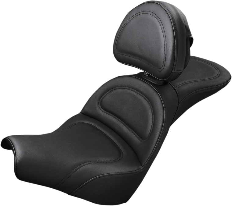 Saddlemen - Explorer Seat - w/ Driver Backrest - FXBB '18-'22 - Explorer Seat  Includes Backrest - 818-30-030