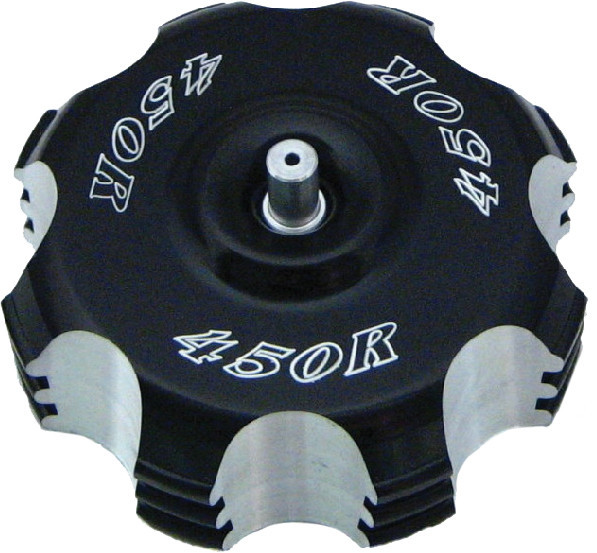 Modquad - Billet Gas Cap (black Logo) - GC2-RBLK