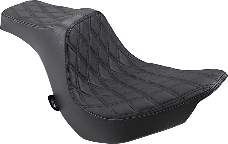 Drag Specialties - Predator III Seat - Double Diamond - Black Stitching - FLFB/S '18-'22 - Predator III Seat - 0802-1188