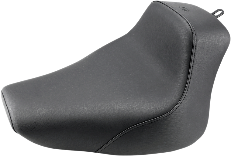 Saddlemen - Heels Down Solo Seat - Without Backrest - Plain - Black - Heels Down Solo Seat - 800-01-0021