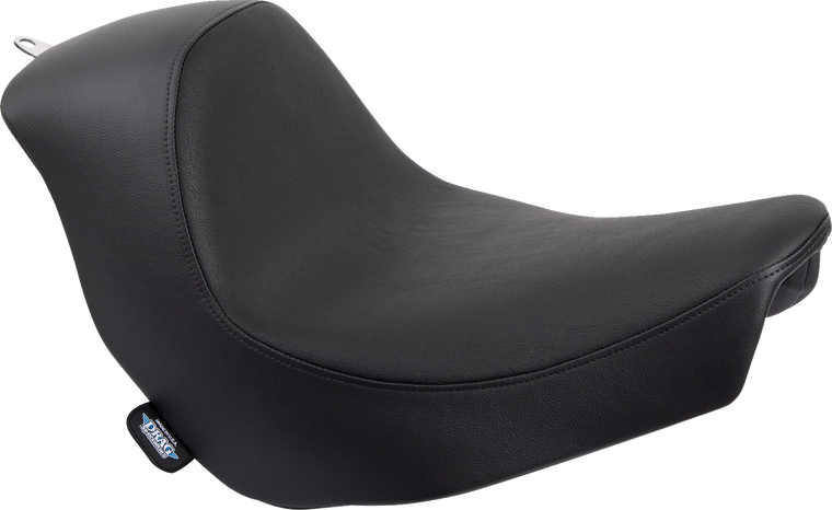 Drag Specialties - Solo Seat - Black - Smooth - '18-'22 FL/FX - Solo Seat - 0802-1512