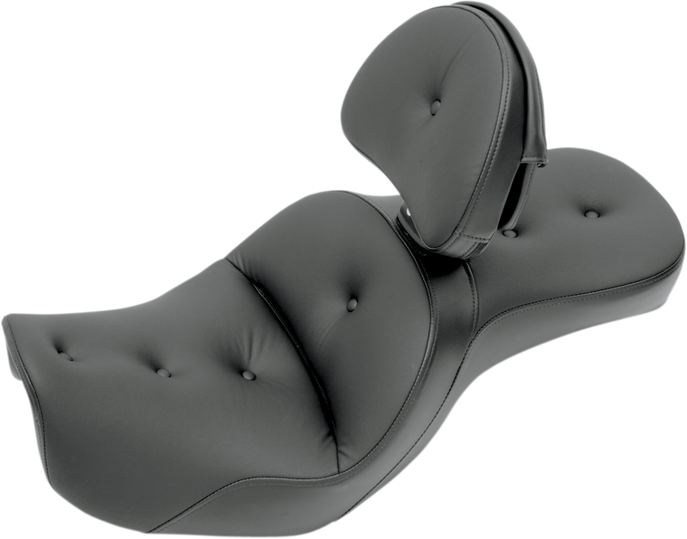 Saddlemen - Explorer Road Sofa Seat - Includes Backrest - Dyna '06-'17 - Explorer Road Sofa Seat - 806-04-030RS