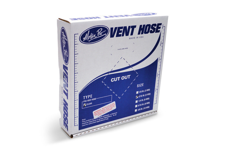 Motion Pro - Clear Vinyl Vent Line 3/16"x25' - 12-0001