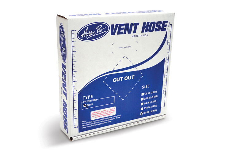 Motion Pro - Clear Vinyl Vent Line 3/8"x25' - 12-0004 Motion Pro - Clear Vinyl Vent Line 3/8"x25' - 12-0004