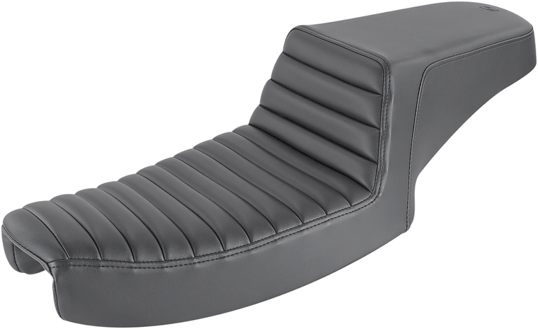 Saddlemen - Step-Up Seat - Front Tuck-n-Roll - Black - Dyna - Step-Up Seat  Front Tuck-n-Roll - 891-04-171