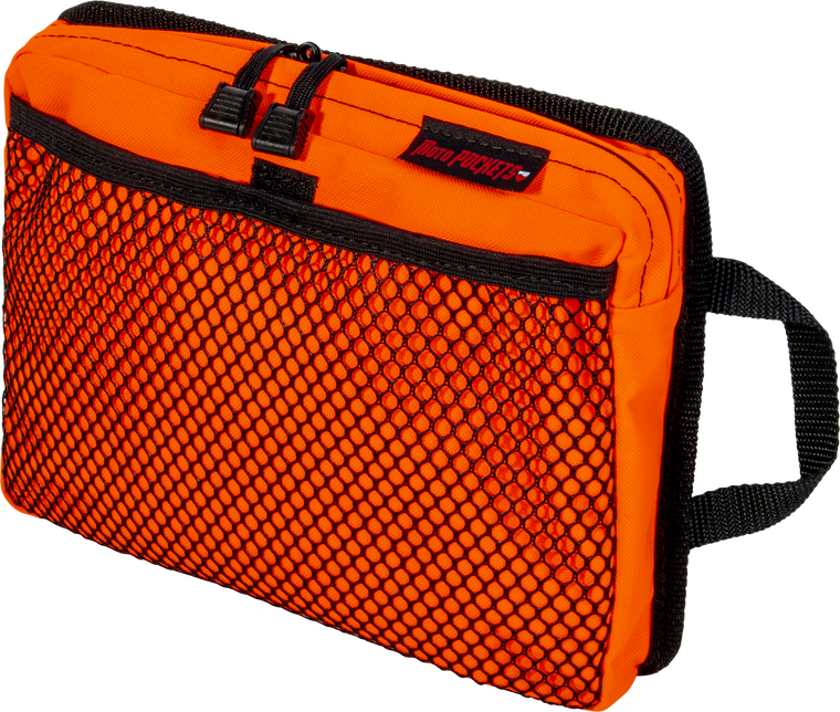 Moto Pockets - Top Case Bag High-vis Orange 11x9x2 - 10011HV