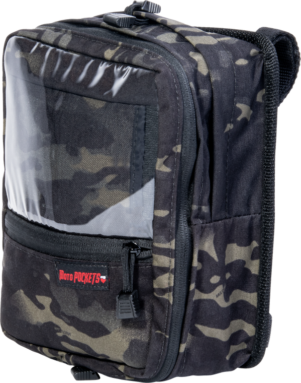 Moto Pockets - Utility Bar Bag Black Camo 7.5x10.5x3 - 40003BLKCAMO