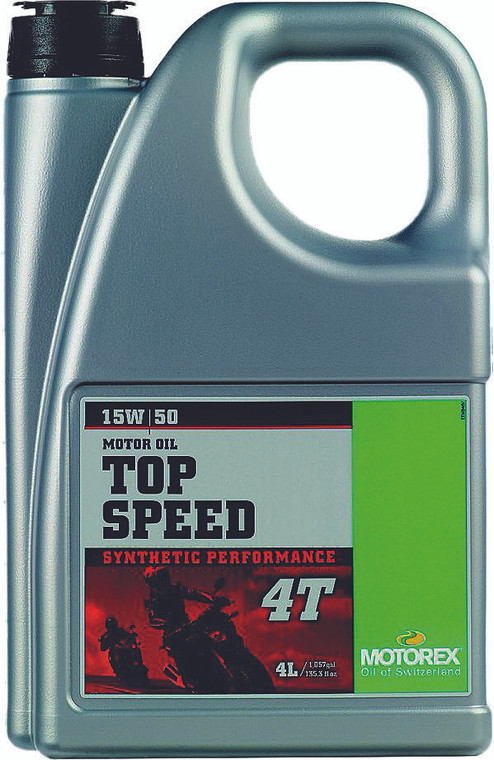 Motorex - Top Speed 4t 15w50 (4 Liters) - 102304