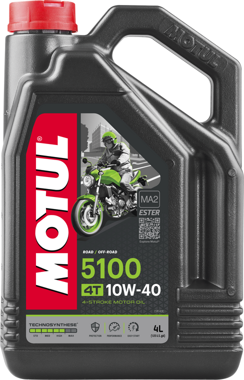 Motul - 5100 Ester/synthetic Engine Oil 10w40 4 Lt - 104068