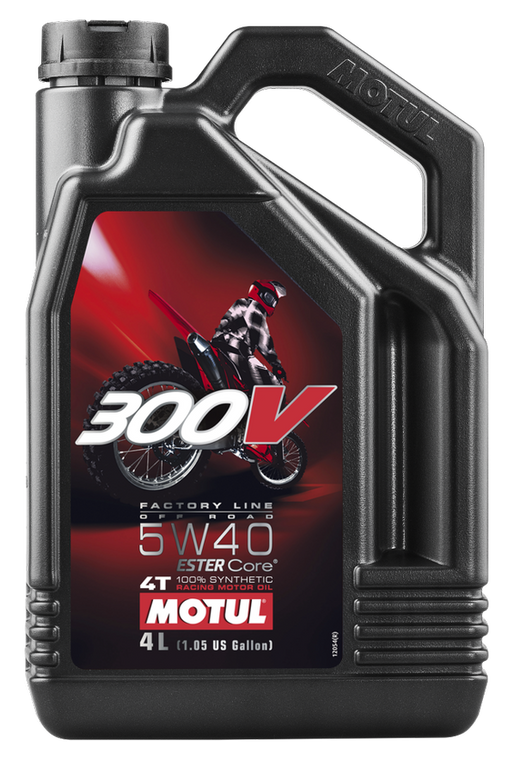 Motul - 300v Offroad 4t Competition Synthetic Oil 5w40 4-liter - 104135