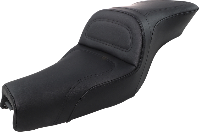 Saddlemen - Seat - Explorer - Without Backrest - Stitched - Black - XLC '04+ - Explorer Seat - 807-03-029
