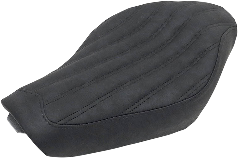 Saddlemen - Knuckle Solo Seat - Ribbed - Black - Knuckle Solo Seat - 807-11-0023