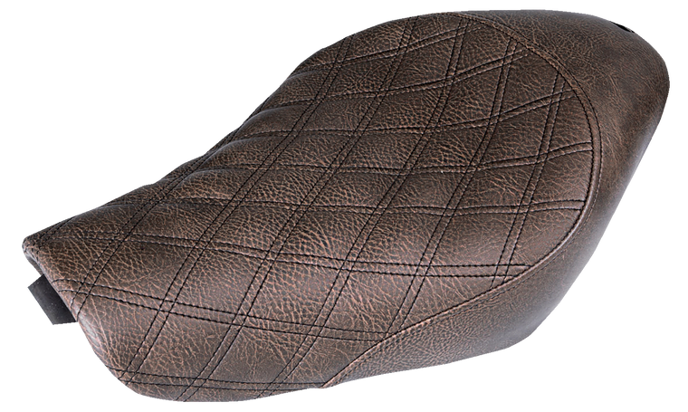 Saddlemen - Renegade Solo Seat - Lattice Stitched - Brown - XL - Renegade Lattice Stitch Solo Seat - 807-03-002BLS Saddlemen - Renegade Solo Seat - Lattice Stitched - Brown - XL - Renegade Lattice Stitch Solo Seat - 807-03-002BLS