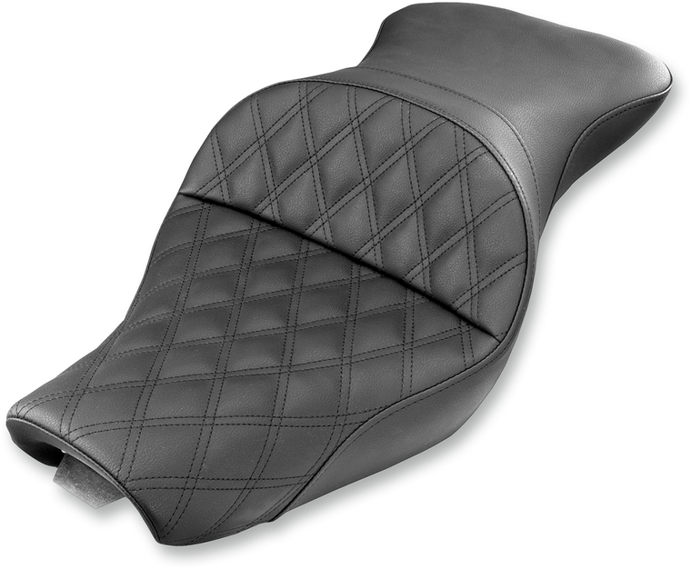 Saddlemen - Explorer Seat - Lattice Stitched - XL with 4.5 Gallon Tanks - Explorer Lattice Stitch Seat - 807-03-029LS Saddlemen - Explorer Seat - Lattice Stitched - XL with 4.5 Gallon Tanks - Explorer Lattice Stitch Seat - 807-03-029LS