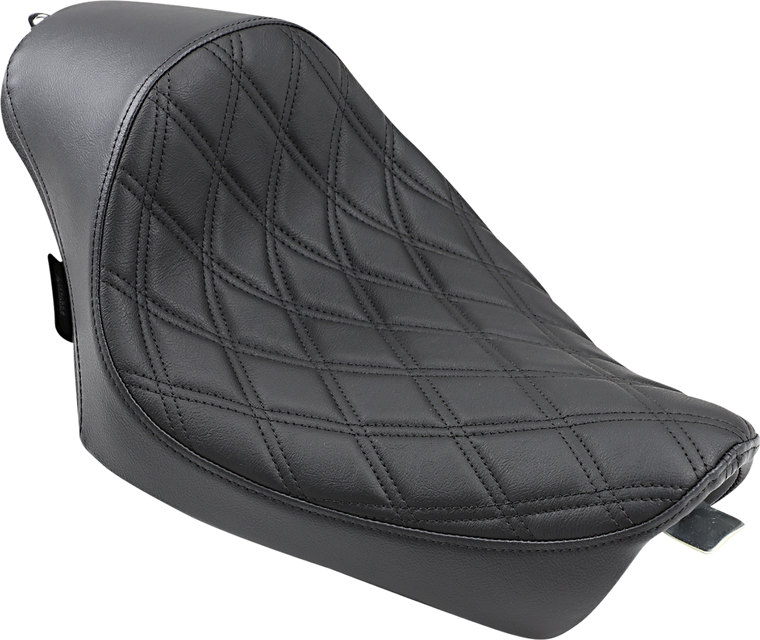 Drag Specialties - Cafe Solo Seat - Diamond - '10-'22 XL - Café-Style Solo Seat - 0804-0674